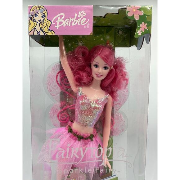 Barbie Fairytopia Sparkle Fairy Doll Pink 2003 Mattel #B5734; New in Box - Picture 2 of 11